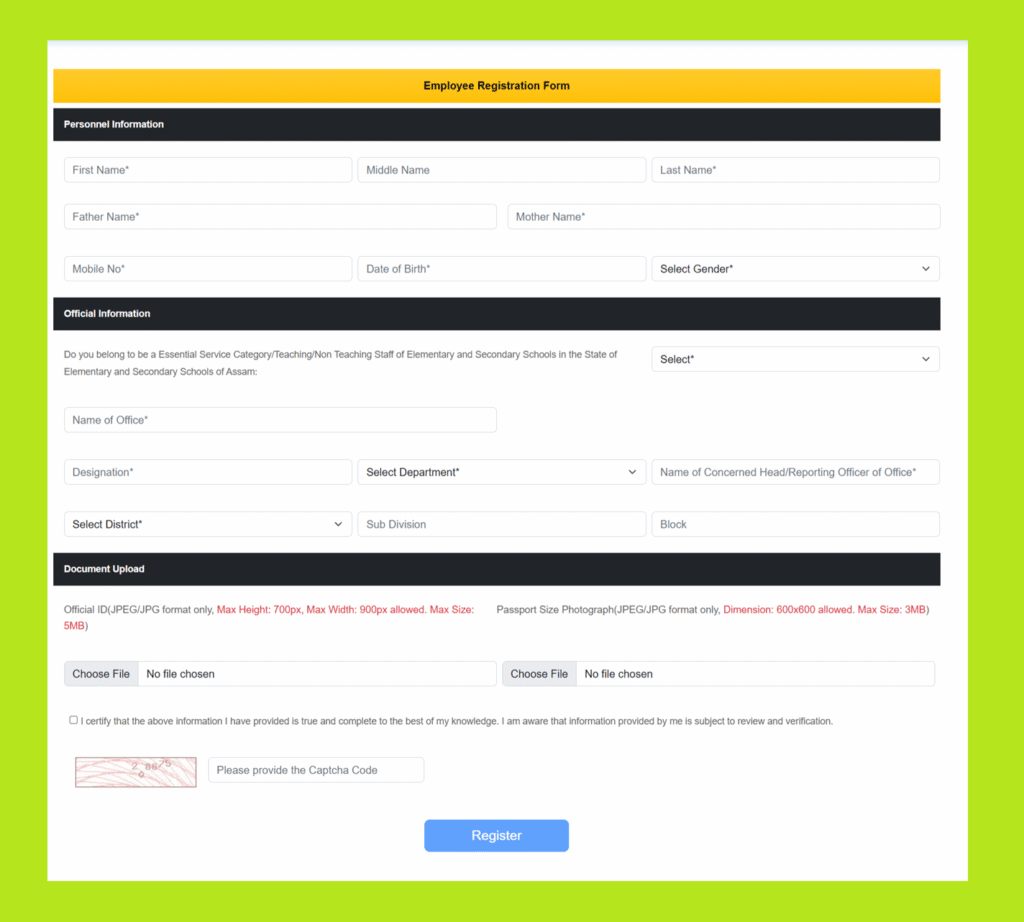 How to apply for Matri Pitri Vandana Special Leaves step 3