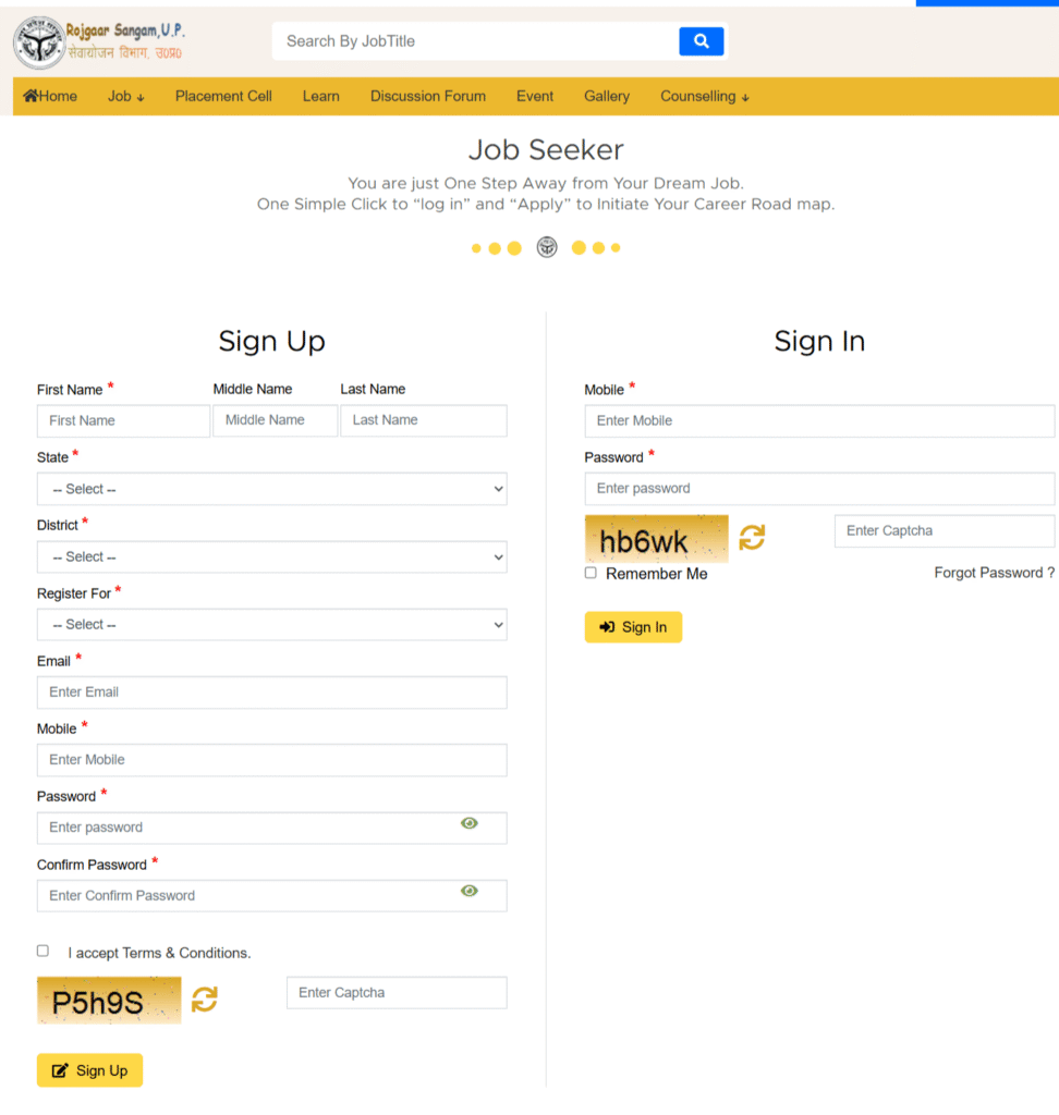 Rojgar Sangam Israel Registration