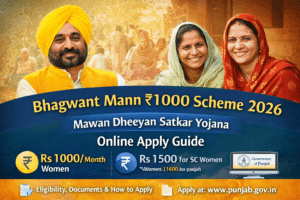 Bhagwant Mann ₹1000 Scheme Online Apply
