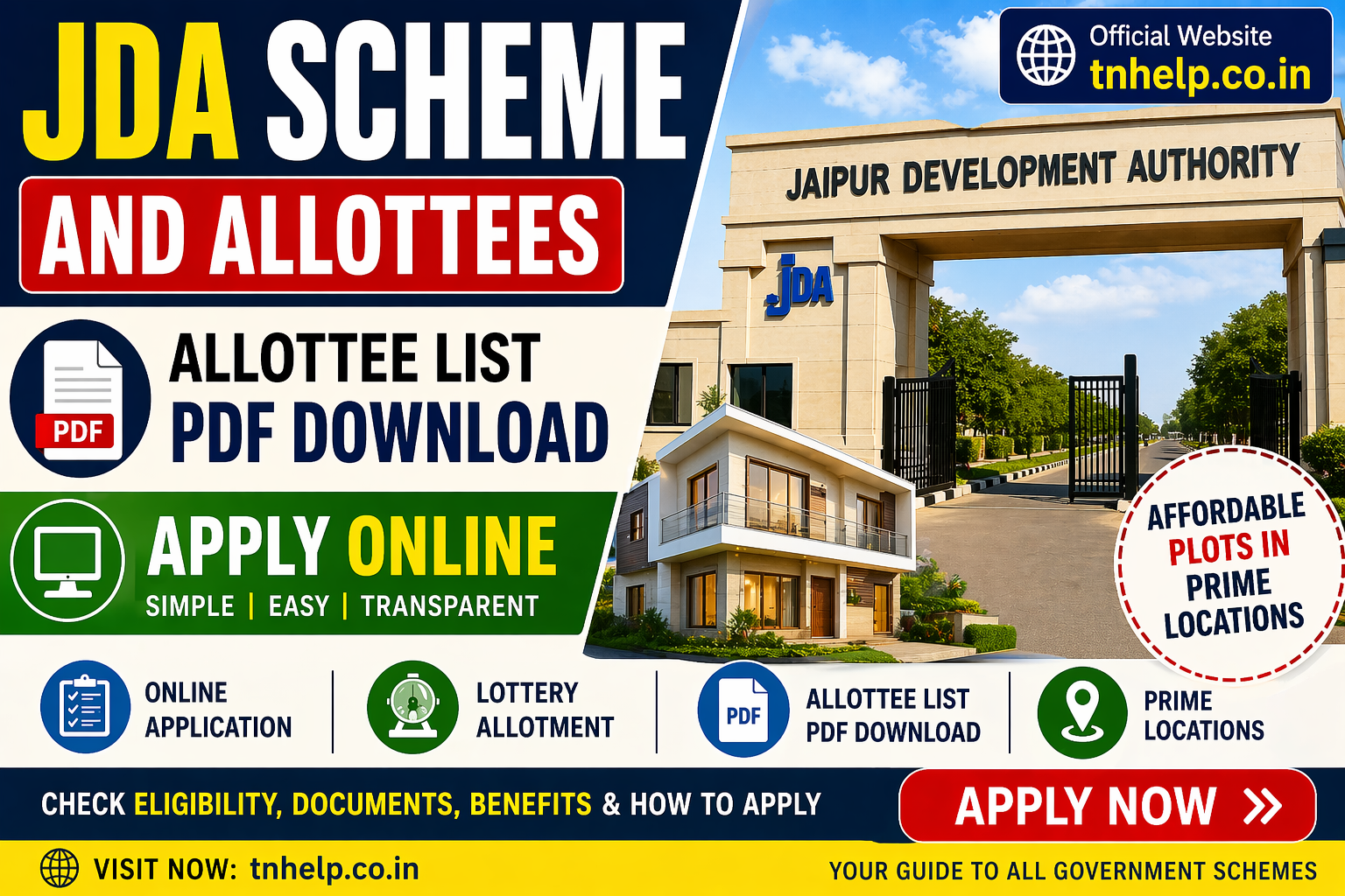 JDA Scheme and Allottees