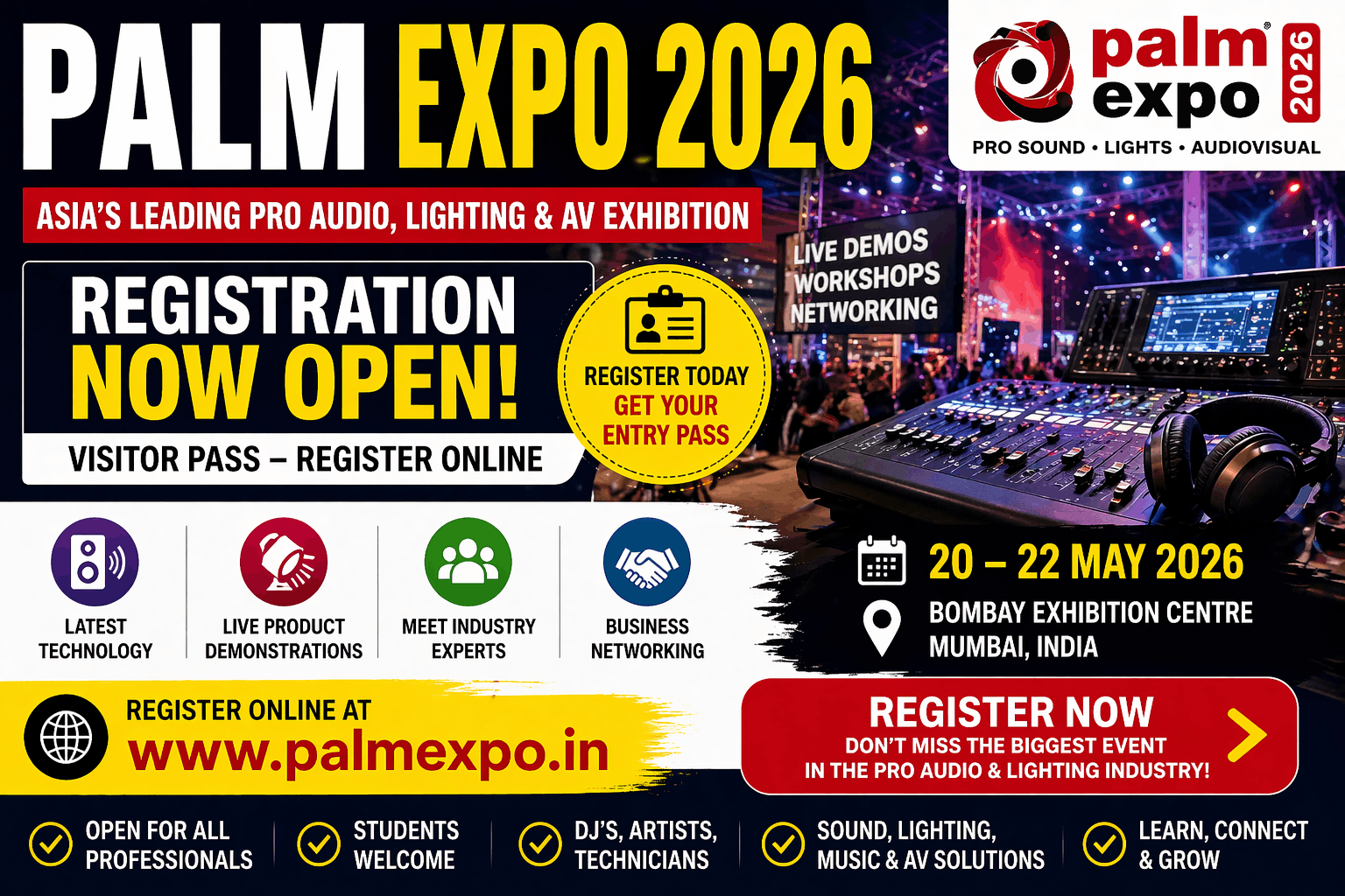 PALM Expo 2026 Registration