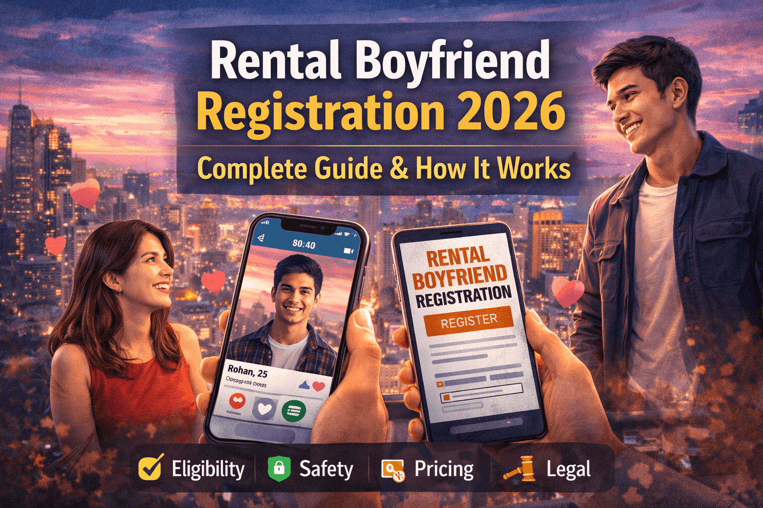 Rental Boyfriend Registration