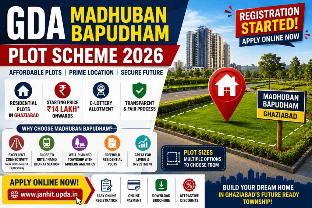 GDA Madhuban Bapudham Plot Scheme