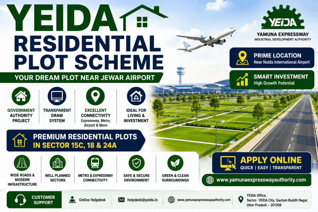 Yeida Residential plot scheme 2026