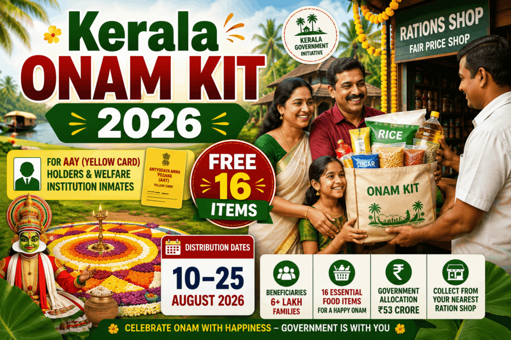 Kerala Onam Kit scheme