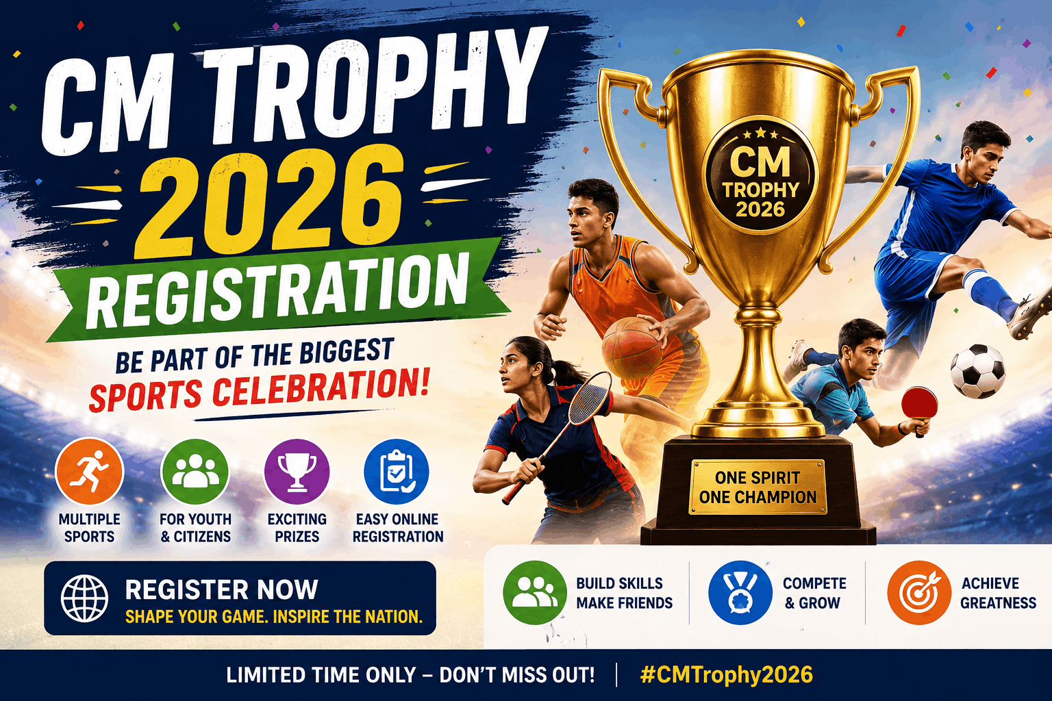 CM Trophy 2026 Registration